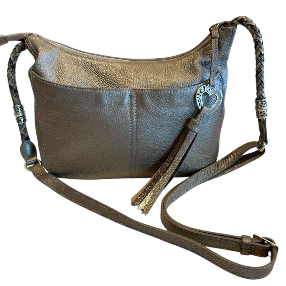Brighton Baby Barbados Cross Body Cedar Hobo Bag - Picture 3 of 15